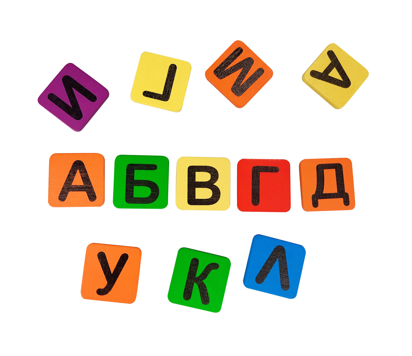 Лото с деревянными фишками "Играй и читай"