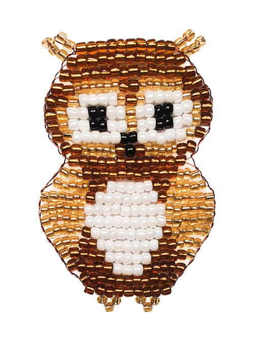 Набор для изготовления фигурки из бисера "Просто сова"