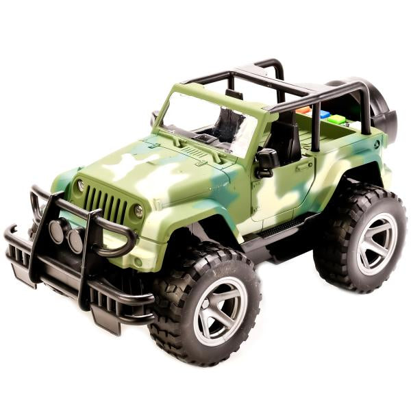 WY391A 237173 МАШИНА "ТЕХНОПАРК" ПЛАСТ. ИНЕРЦ. ДЖИП 22СМ, СВЕТ+ЗВУК, ОТКРЫВ ДВЕРИ В РУСС. КОР. в к