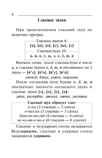 Правила русского языка