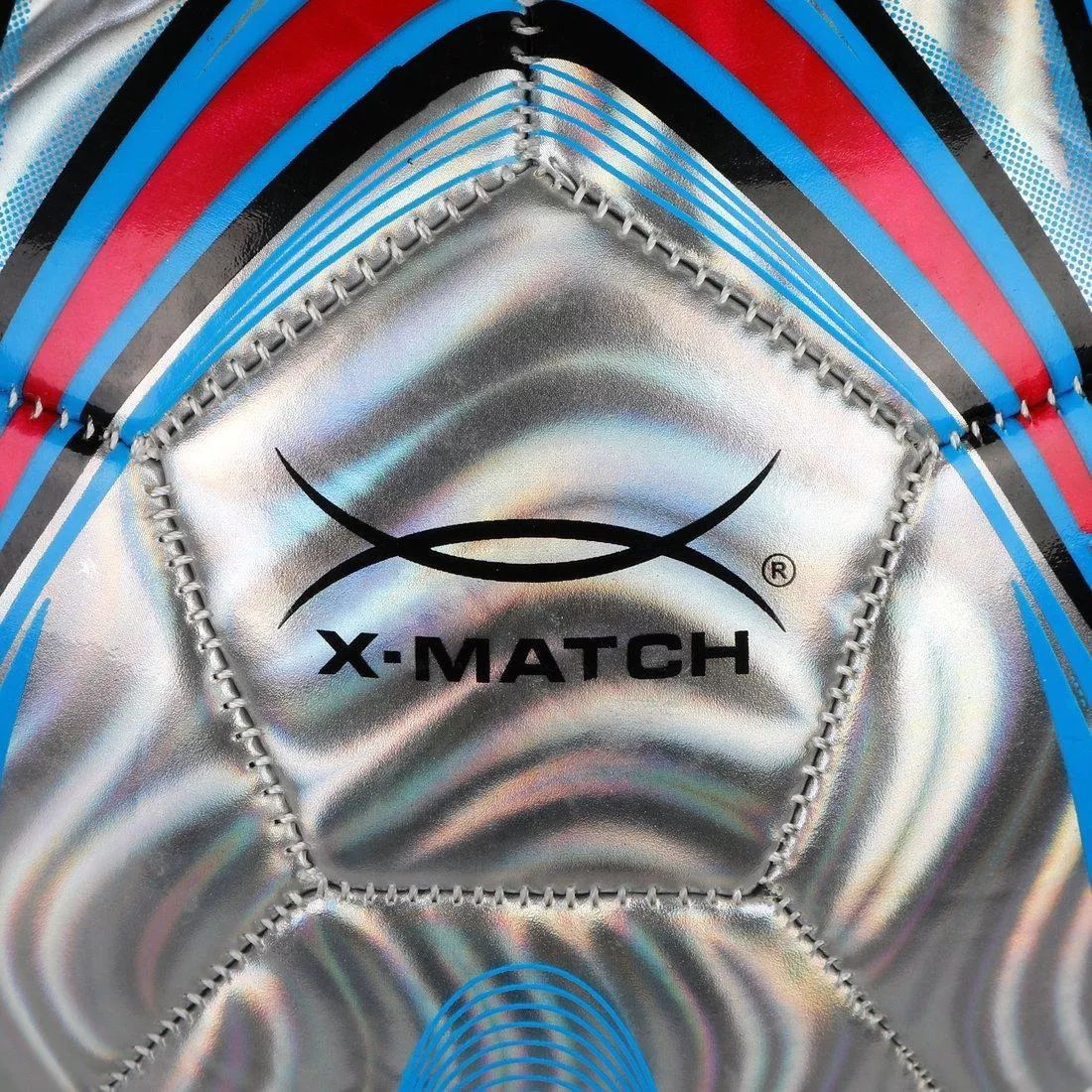 Мяч футбольный X-Match, 1 слой PVC, металлик арт.56487