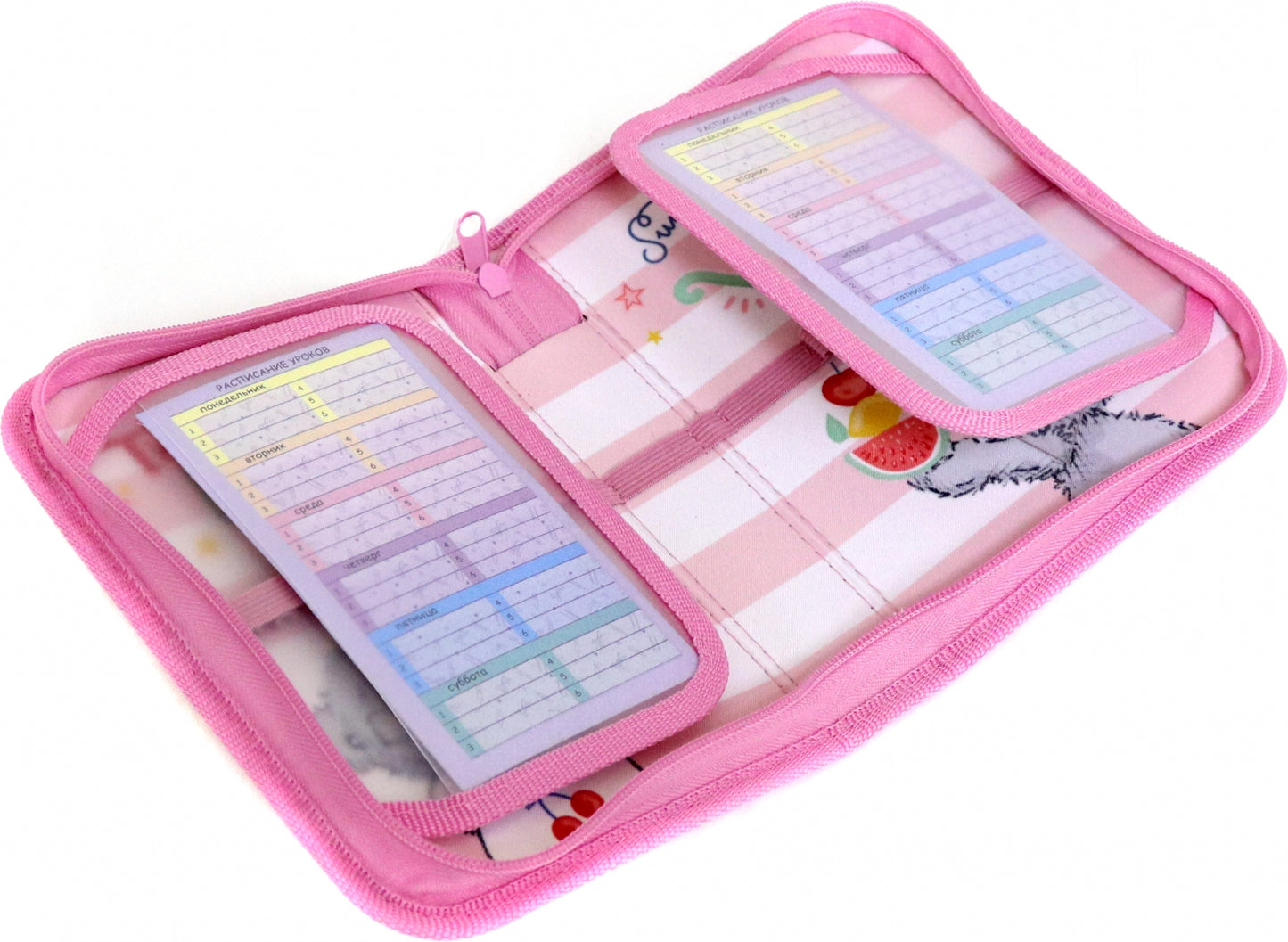 Пенал MeToYou 200х140мм 1 отделение на молнии с 2-мя откид. планками