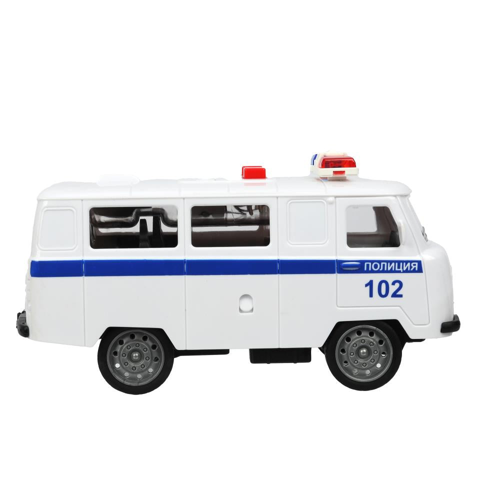 Машина пластик свет-звук ПОЛИЦИЯ 16 см, инерц., кор. Parc technologique dans le cor.2*48шт