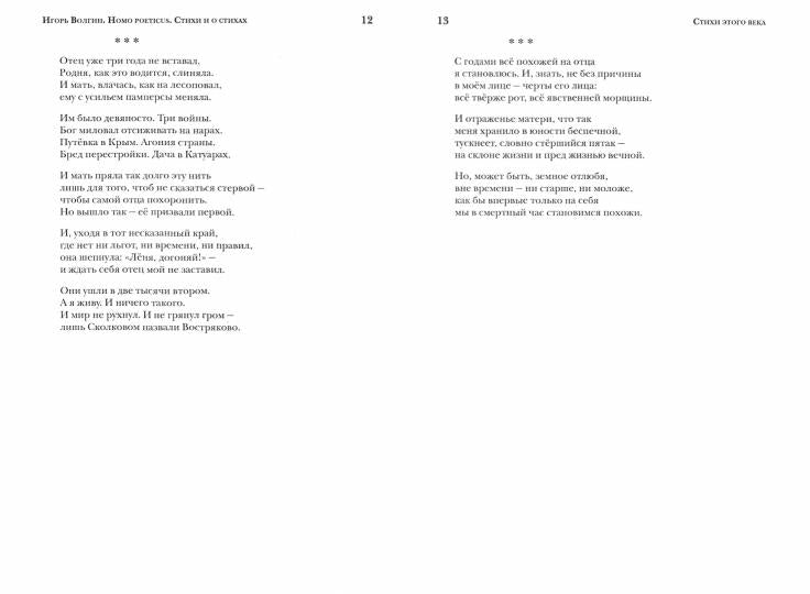 Homo poeticus. Стихи и о стихах