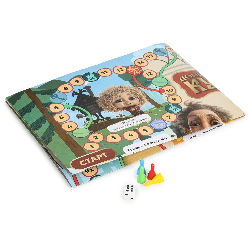 Домовёнок Кузя. Настольная игра-ходилка. 217х330х27 mm. Умные игры в кор.20шт