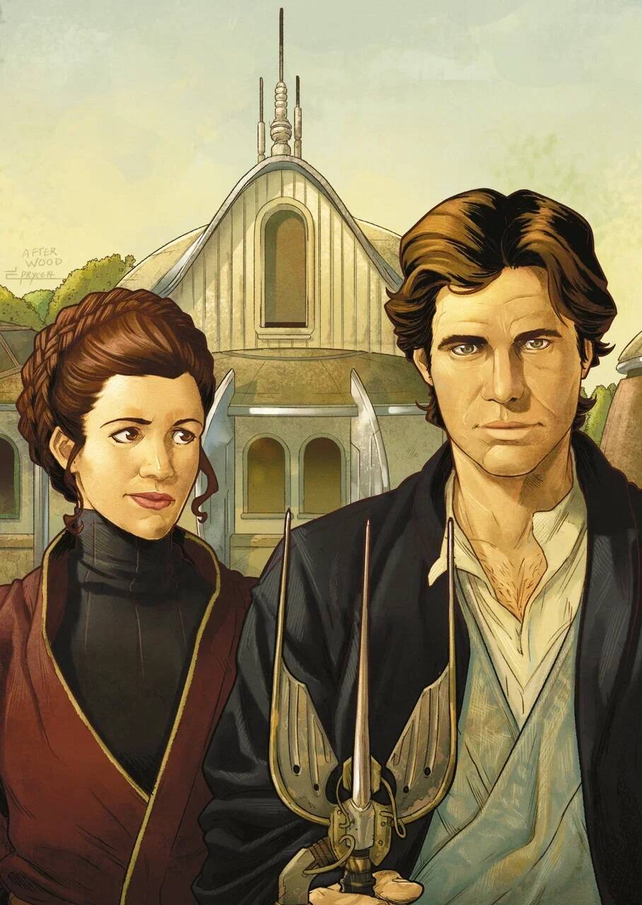 Скетчбук «Звёздные войны. Han et Léa. Кореллианская готика» (А5, 64 стр. на пружине)