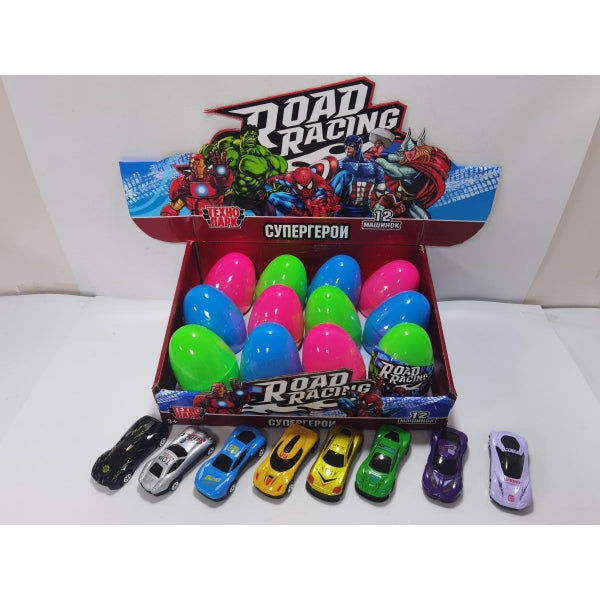 Machine en métal de super-héros de course sur route, 7 cm, avec assortiment, écran de technologie, jusqu'à 12 pouces, en cor.2*30 pouces