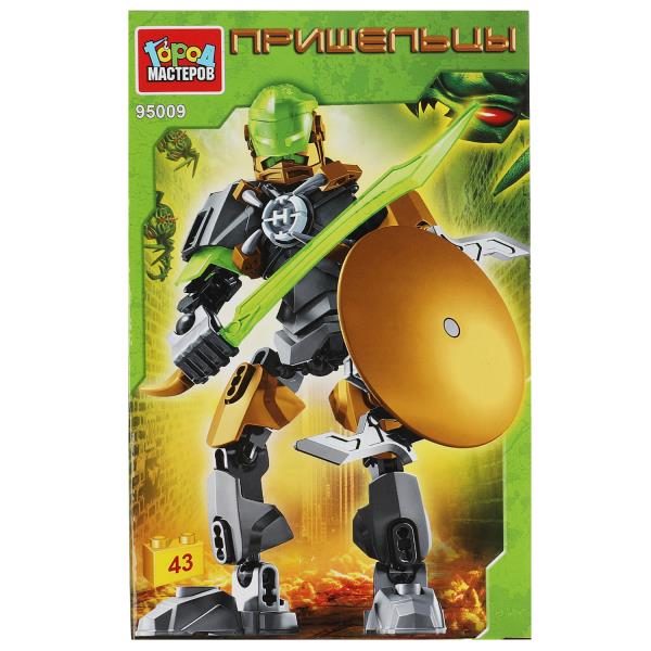 Конструктор пришелец, 43 дет. Город мастеров в кор.2*48шт
