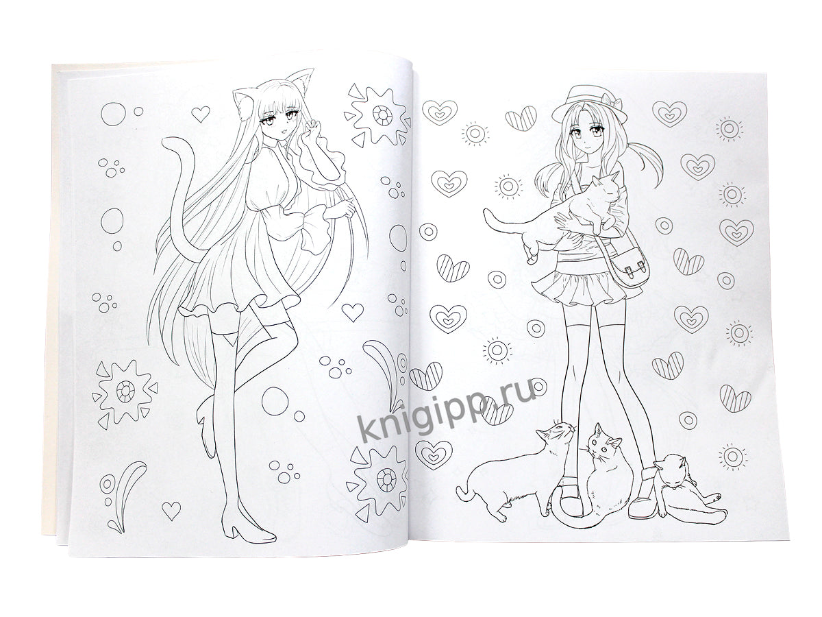 РАСКРАСКА АНИМЕ. ГЕРОИ МАНГИ