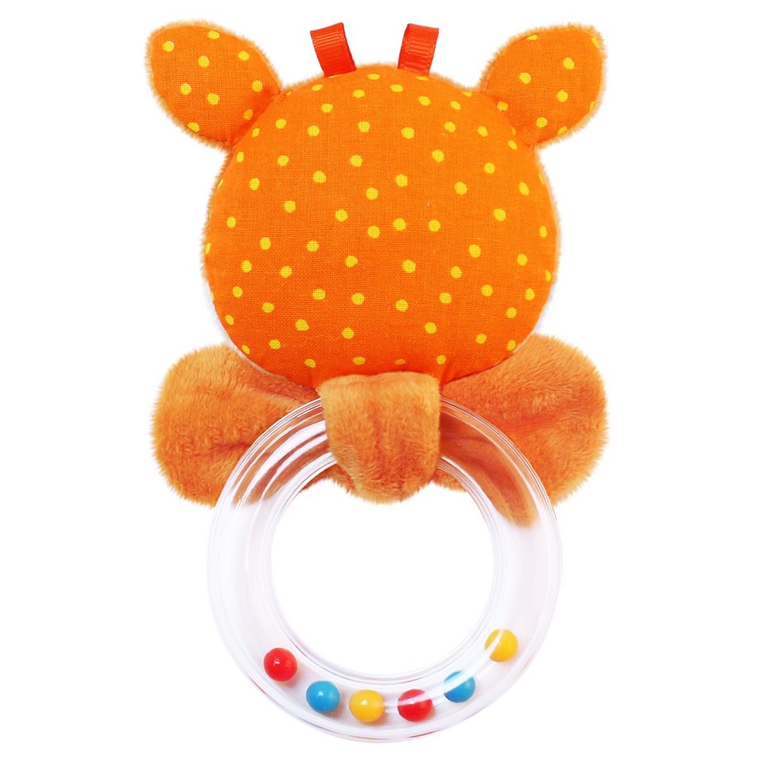 ИГРУШКА "МЯКИШИ" ПОГРЕМУШКА КОЛЕЧКО (ОЛЕНЁНОК БЕМБИ) в кор.20шт