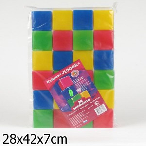 СВСД. Строител.набор кубиков "JUNIOR" 24 эл. арт.5178 /5