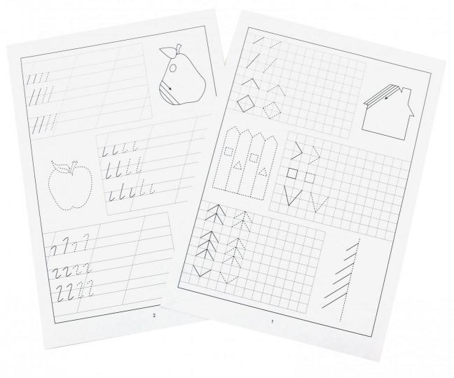 Раскраска-пропись 4-5 лет