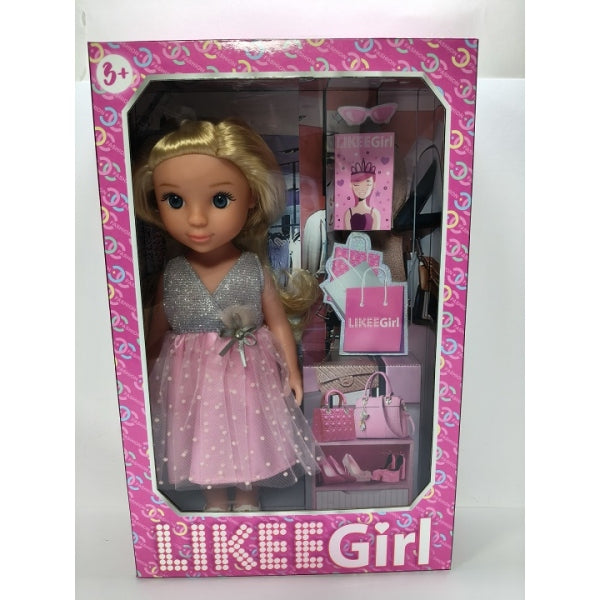 Кукла не озвуч 30 см, в кор. LIKEE GIRL в кор.18шт