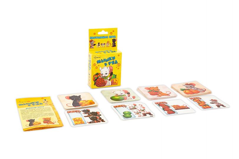 Эврикус. Наст. игра "Мышки в ряд" арт.BG-12024 (РРЦ 290 руб.) /90