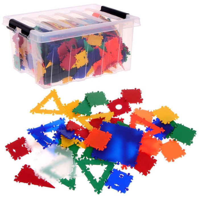 Рантис.Конструктор ТИКО "Хрустальный" большой набор 415 дет. (в контейнере)