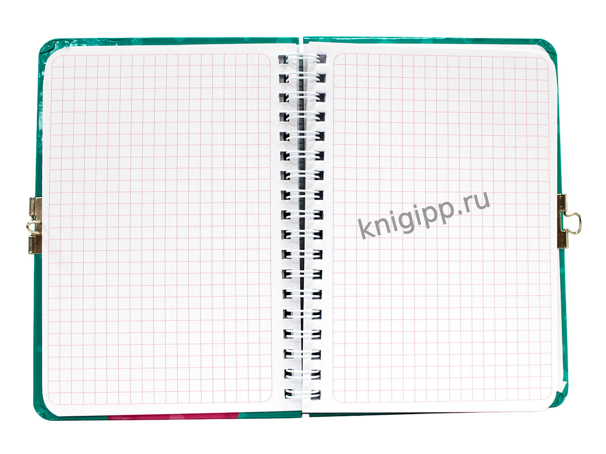 БЛОКНОТИК ДЛЯ СЕКРЕТИКОВ С ЗАМОЧКОМ. Бирюзовый