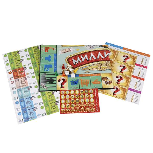 НАСТОЛЬНАЯ ЭКОНОМИЧЕСКАЯ ИГРА "УМНЫЕ ИГРЫ" МИЛЛИАРДЕР В РУСС. КОР. в кор.20шт