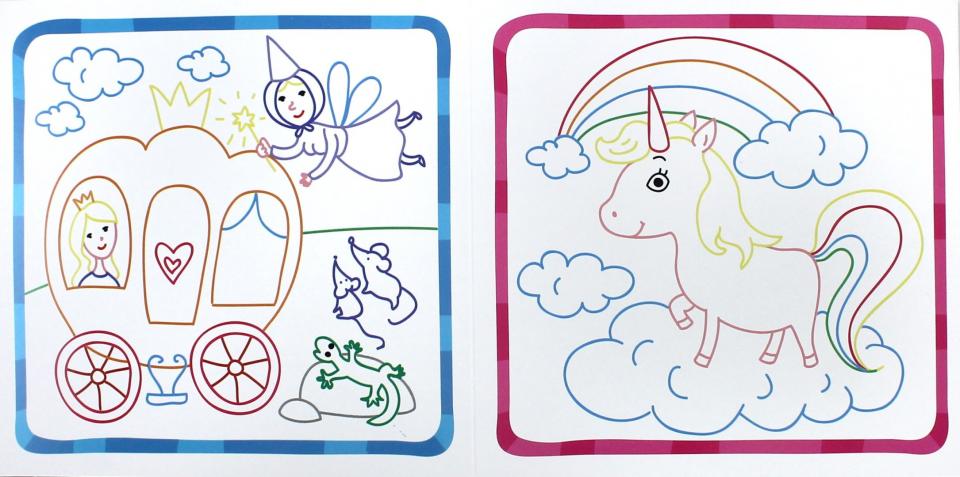 Принцессы: книжка-гармошка