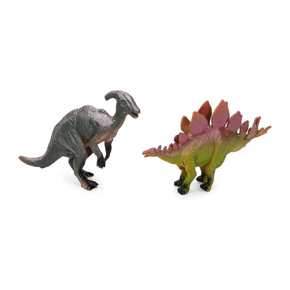 Игрушка пластизоль ДИНОЗАВРЫ 2 шт./пакет, хеддер ИГРАЕМ ВМЕСТЕ в кор.2*168наб