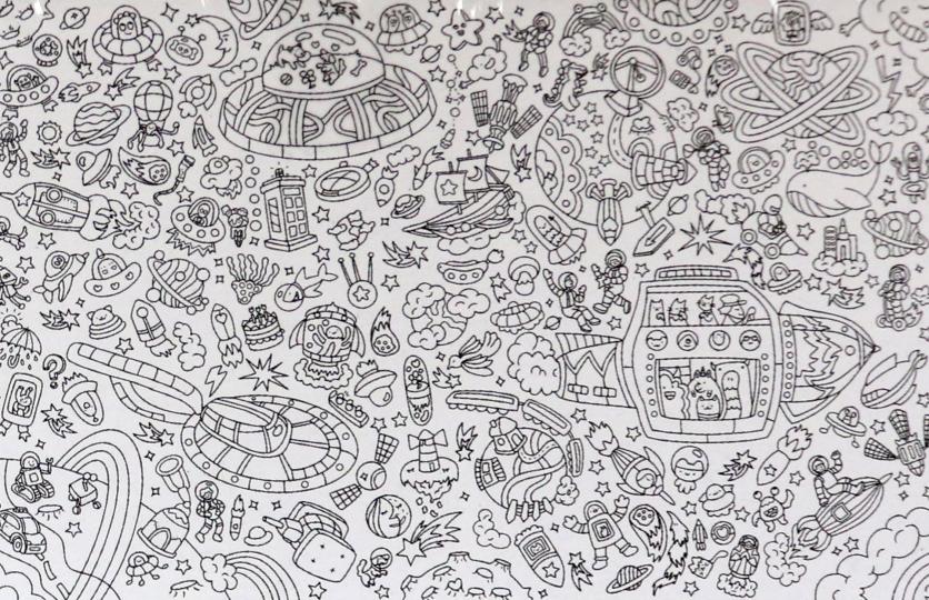 РАСКРАСКА-ГИГАНТ. КОСМОС