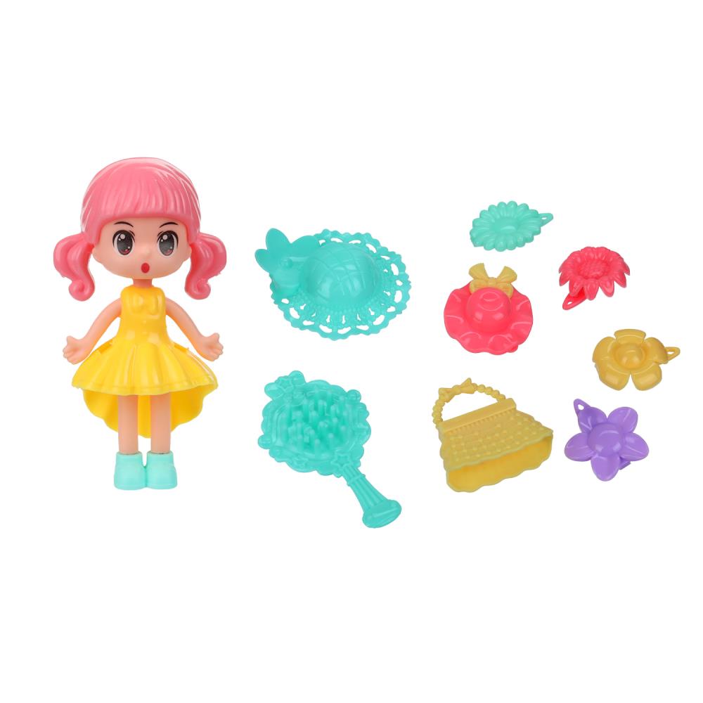 Coque 9 cm, accessoires, dans le paquet Tutti en cor.2*240шт