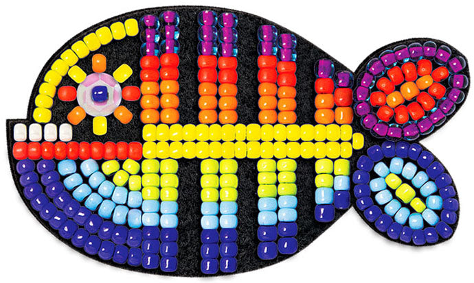 Набор для изготовления украшения-патча "Пиранья" (скери)