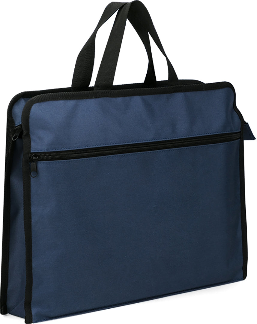 Портфель A4 текстиль синий,63753Blue