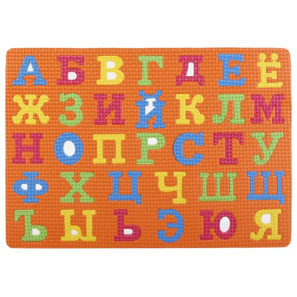 МИНИ-КОВРИК СБОРНЫЙ "ИГРАЕМ ВМЕСТЕ" "ЛЮБИМЫЕ ГЕРОИ ЭКРАН" С АЛФАВИТОМ, 33 ЭЛЕМ. В ПАК. dans le cor.2*180шт