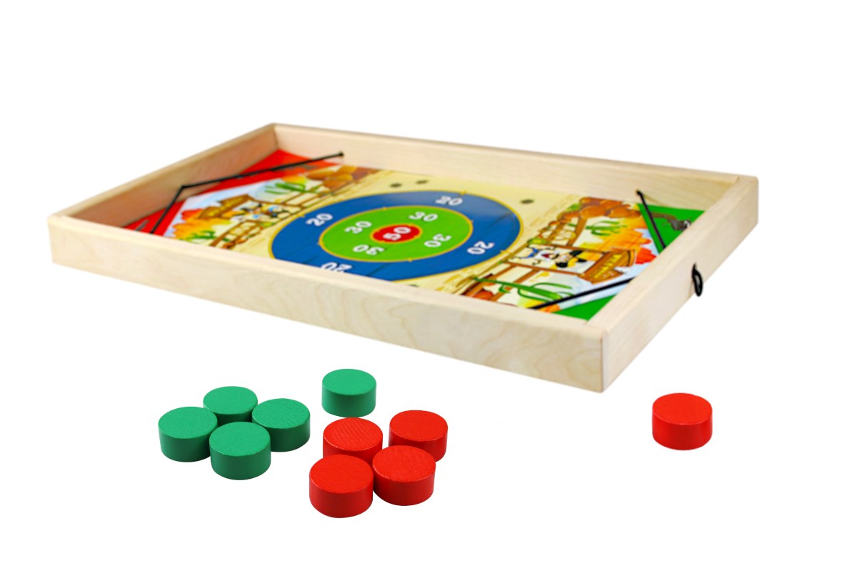 Игра настольная деревянная Рикошет "Меткий стрелок"