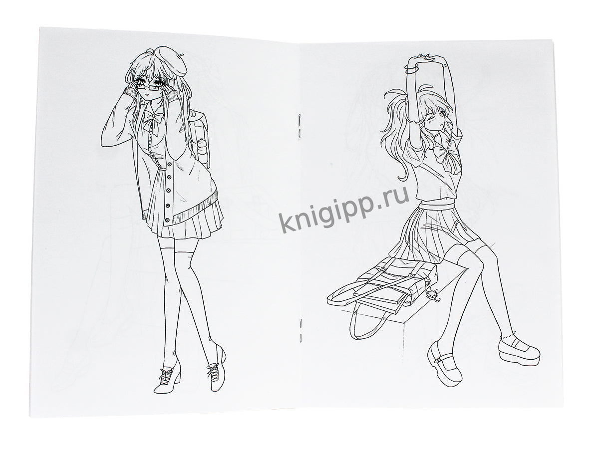 РАСКРАСКА 140х200. В ШКОЛЕ АНИМЕ