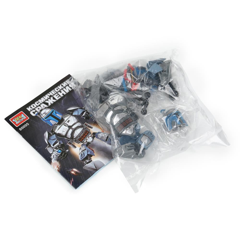 80005-ZH Конструктор сборная фигурка космические сражения, 85 дет. Город мастеров в кор.2*36шт