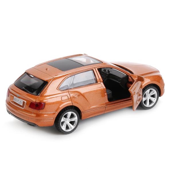 МАШИНА "ТЕХНОПАРК" МЕТАЛЛ. ИНЕРЦ. BENTLEY BENTAYGA, 1:45, ОТКРЫВ. ДВЕРИ, В РУСС. КОР. в кор.2*36шт