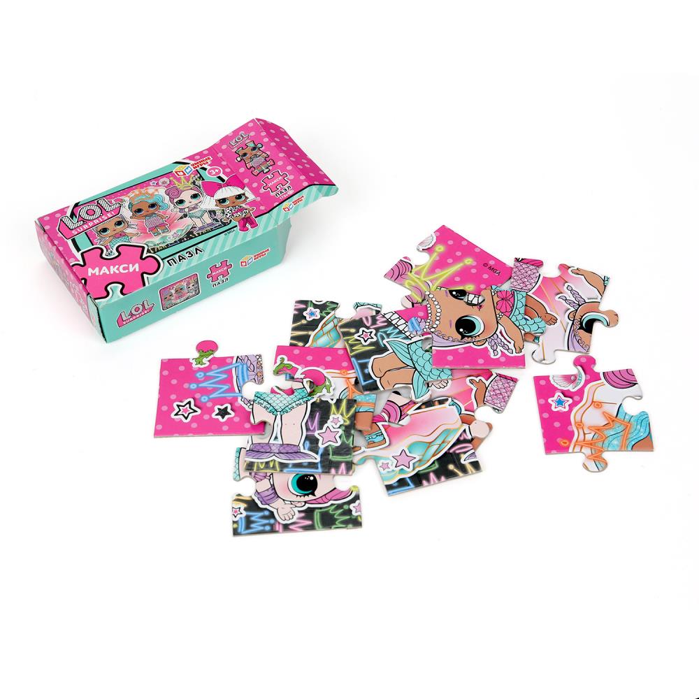 LOL. Пазлы в коробке 12 макси деталей. 90х65х25 мм. Умные игры в кор.256шт