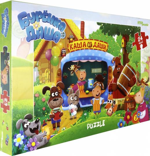 90054 Мозаика "puzzle" maxi 24 "Буренка Даша"