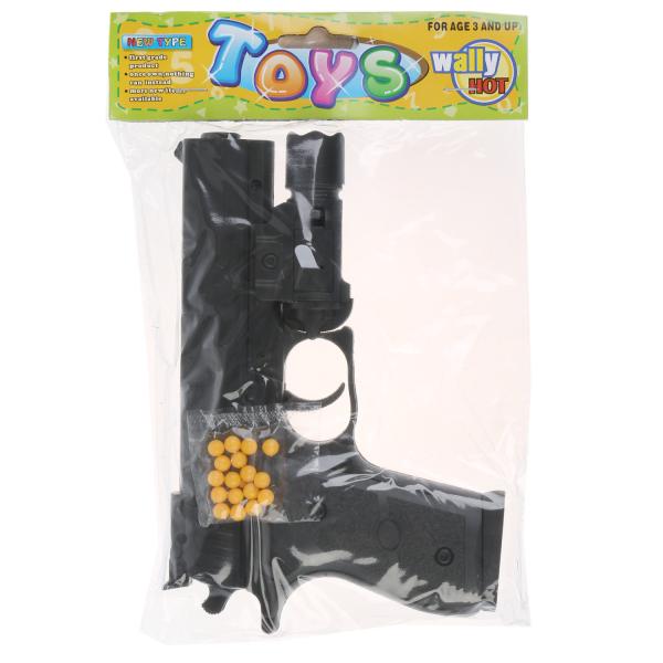 Пистолет (п) с лазером. прицелом, с пульками SP1 в упаковке. в кор.2*84шт