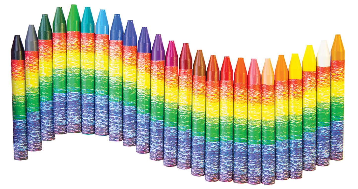 Луч. Восковые мелки на масляной основе круглые "Фантазия" 24 цв. арт.25С 1521-08 /36*