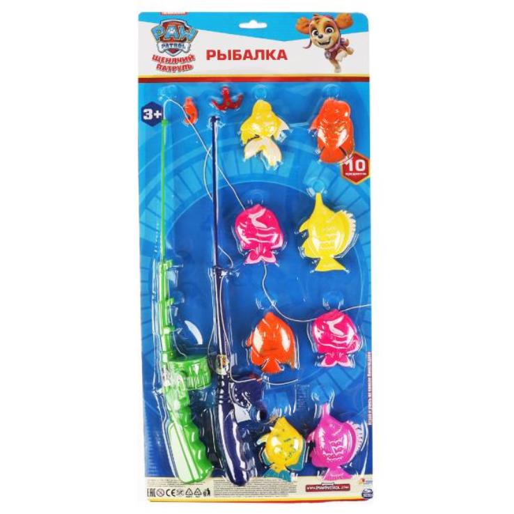 Играем вместе. Игра рыбалка "Щенячий Патруль" магниты, блист.25х52,5х5см арт.1803V100-R5