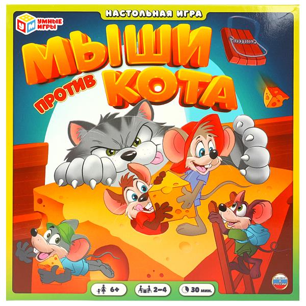 Il y a beaucoup de protection contre le chat. Настольная игра-ходилка квадрат. 40 cartes. 250х250х55mm. Умные игры в кор.10шт