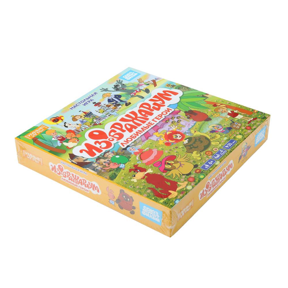 Изображариум. Любимые герои.Союзмультфильм. Игра-квадрат. 40 cartes. Умные игры в кор.10шт