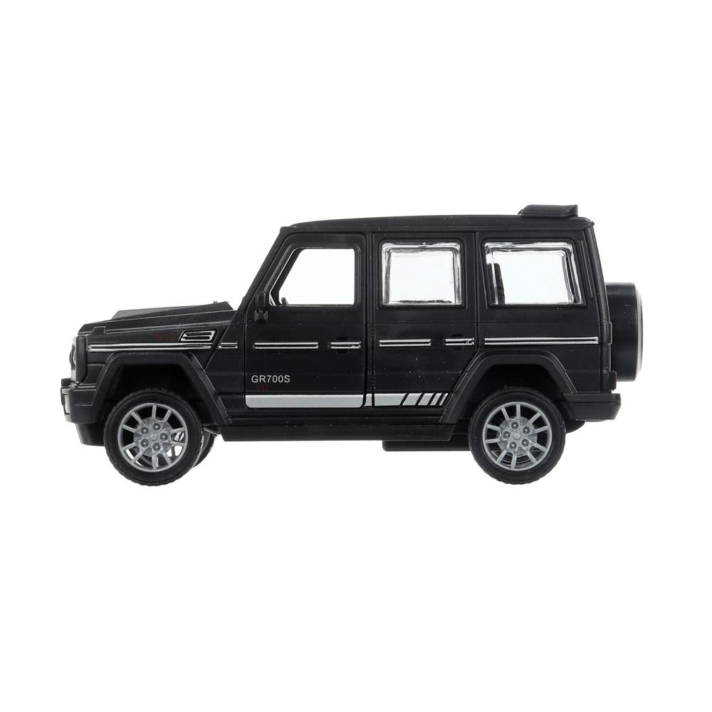 Машина пластиковая MERCEDES-BENZ G-CLASS 12 см, инерц, черный, кор. Технопарк в кор.2*120шт