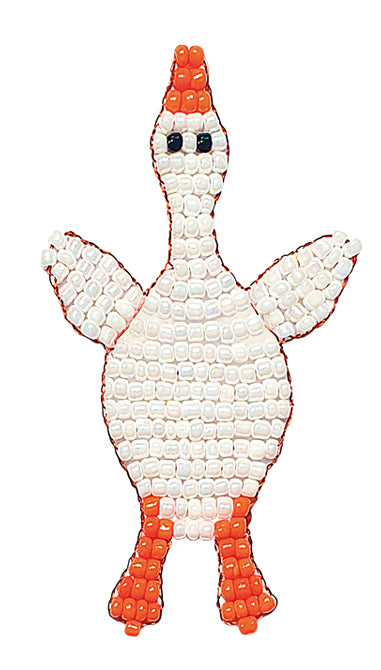 Набор для изготовления фигурки из бисера "Просто гусь"