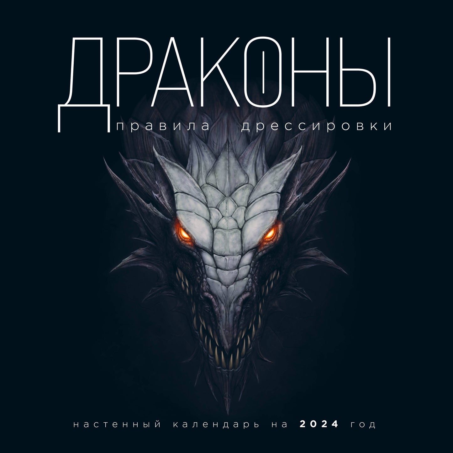 Драконы. Правила дрессировки. Календарь настенный на 2024 год (300х300)