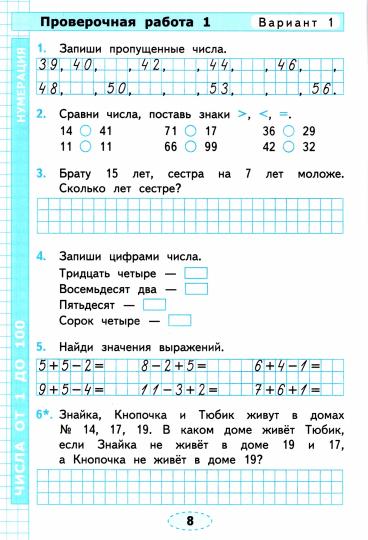 УМКн. ПРОВЕРОЧНЫЕ РАБОТЫ ПО МАТЕМАТИКЕ. 2 КЛАСС. МОРО. ФГОС (к новому ФПУ)