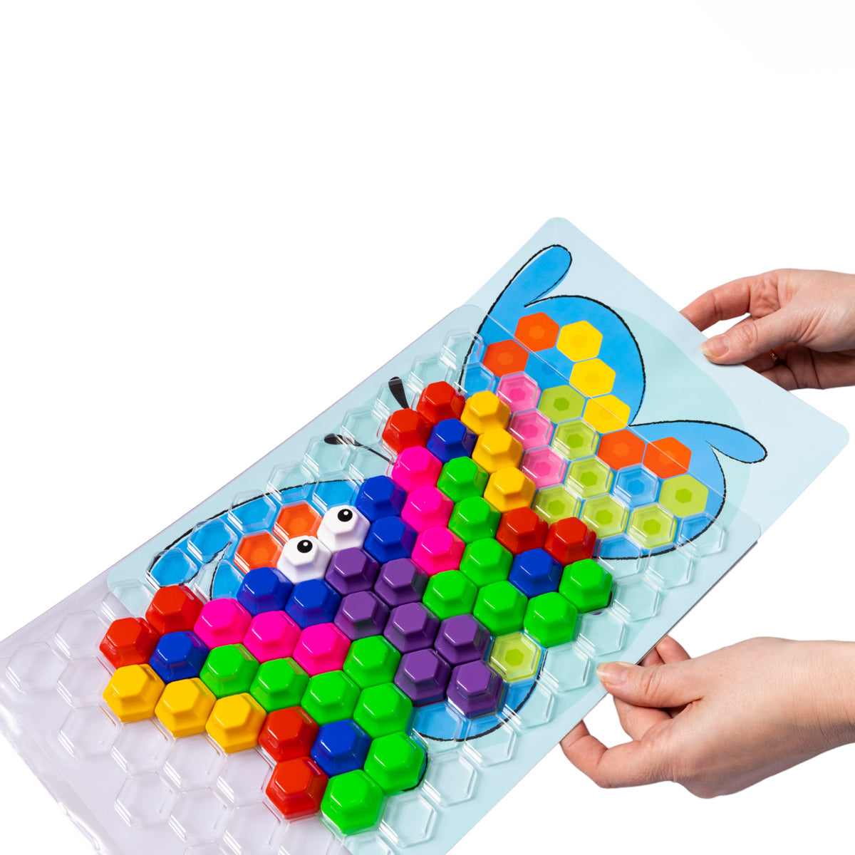 Мозаика для самых маленьких Baby Toys "Утенок" d2,5/7 цв (107 эл) шестигранная nev кор