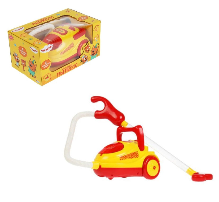 Играем вместе. Пылесос "Три Кота" свет-звук в кор. арт.B1618826-R2