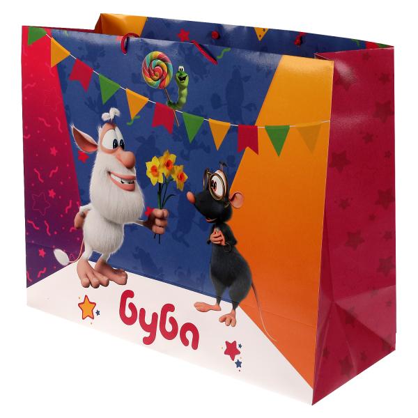 Пакет подарочный глянцевый БУБА xxl, 40*49*19 см ЧУДО ПРАЗДНИК в кор.100шт