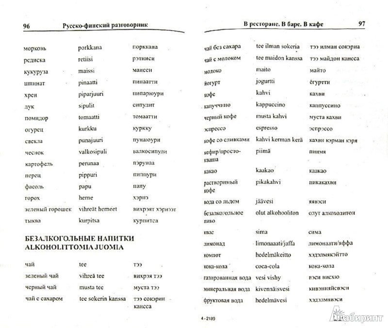 Современный русско-финский разговорник