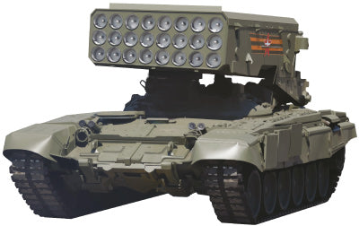 Ф-15656 Plaque de commande A3+. La technologie actuelle. ТОС-1А Солнцепек. Двухсторонний - группа Военная техника