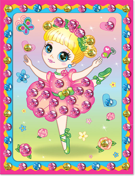 Набор для изготовления картины "Розочка. Пуантики"