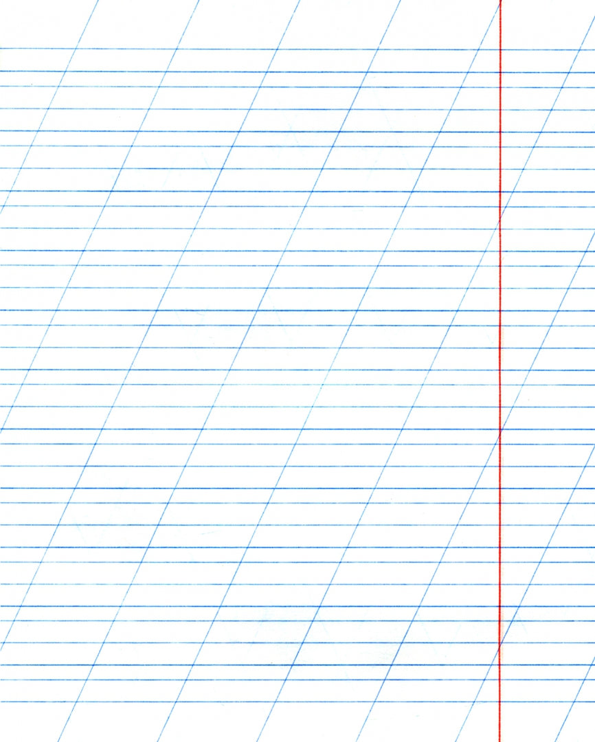 Тетрадь Астронавт, 12 листов, косая линия с дополнительной горизонтальной, А5, в ассортименте